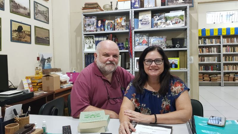 Joaquim Araújo - Perito Criminal do IML e Cecília Araújo - Administradora